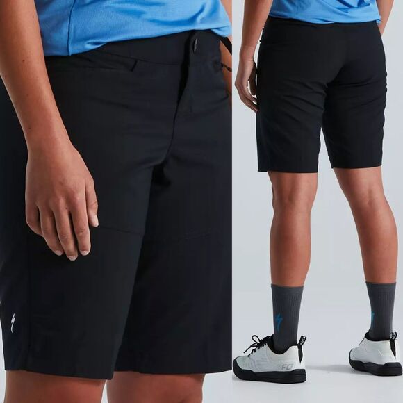 Specialized Womens M Trail Shorts in Black NEW Trail Riding, Lightweight, NWT - Picture 3 of 13